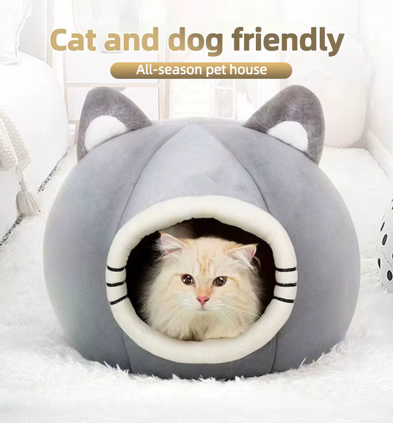 Casa acolchada para gato
