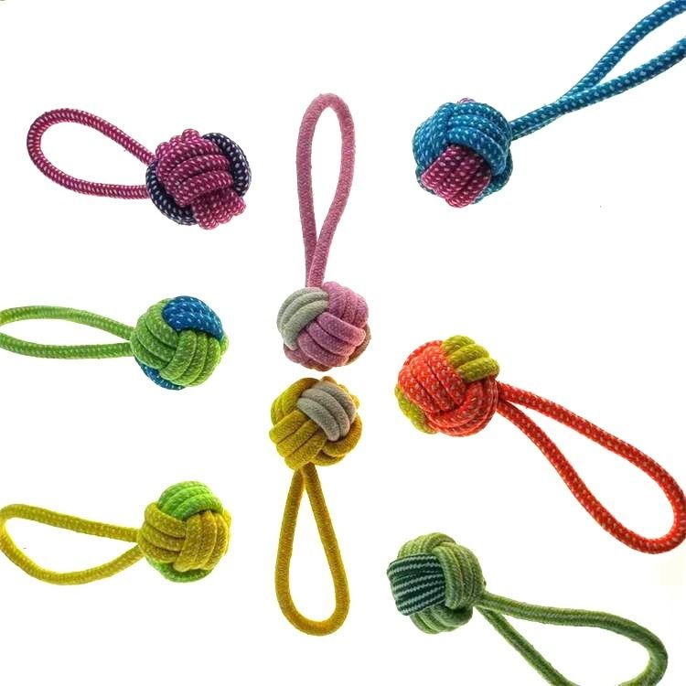 Bola de Cuerda Anudada para perros